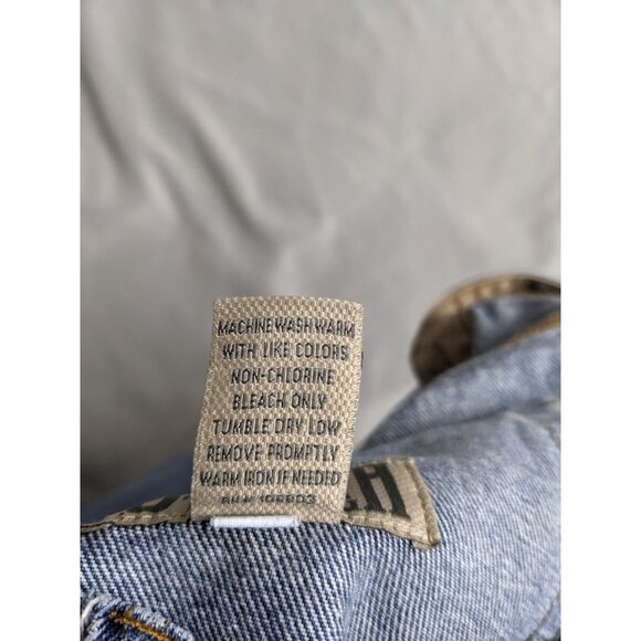 Duluth Trading Jeans Blue Light Wash Heavyweight 100% Cotton Mens Size 32X34 - Picture 4 of 10